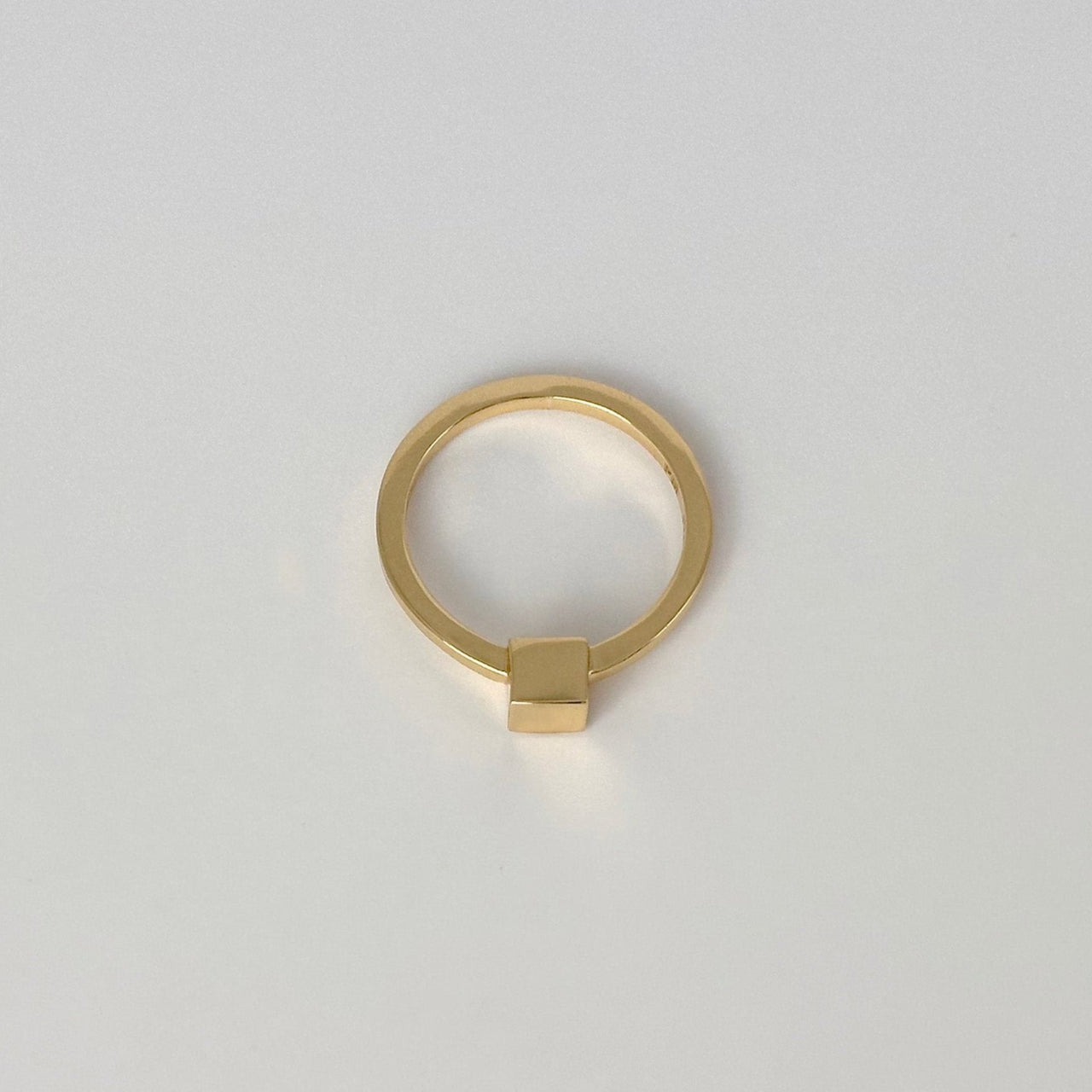 Cube Ring Gold