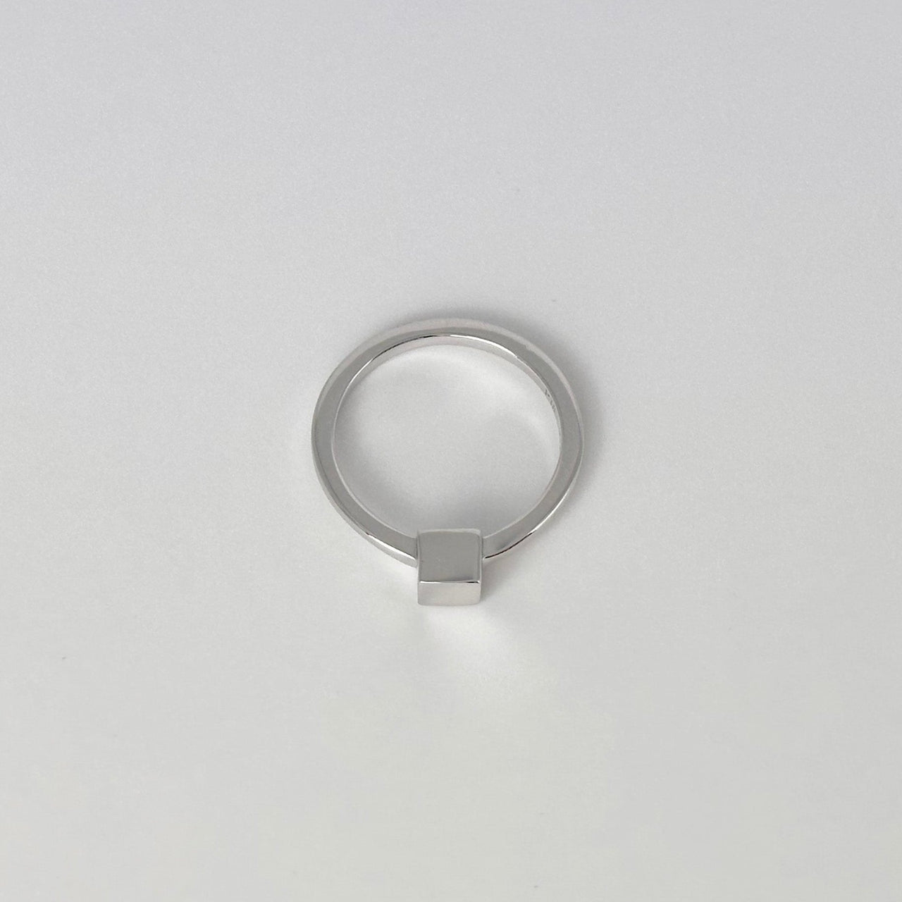 Cube Ring Silver