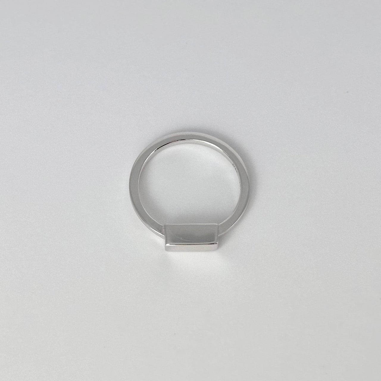 Cuboid Ring Silver